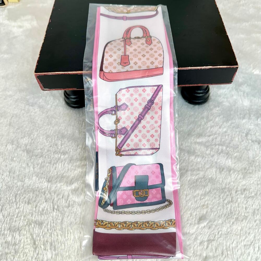 SOLD OUT Bag scarf with purses bags design BRAND NEW - Picture 3 of 3